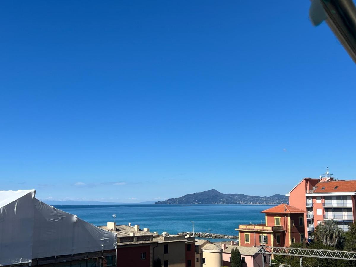 Trilocale 50Mt Dalla Spiaggia Sestri Levante Kültér fotó